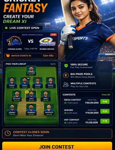 Crazytimetoday (crazytime today) fantasy cricket & matchday visual 3